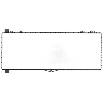 Rigid Clear Hinged Plastic Box (9 1/2"x3 1/2"x15/16")