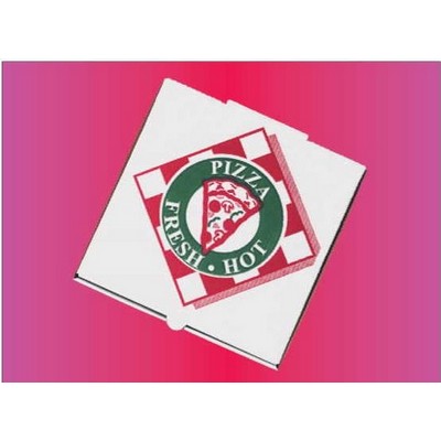 Pizza Box Rectangle Metal Photo Magnet (2"x3")
