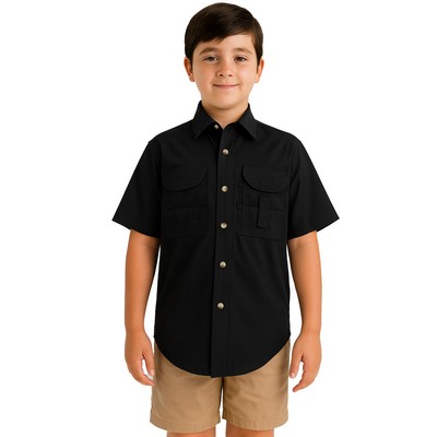 Youth Short Sleeve Fishing Shirt