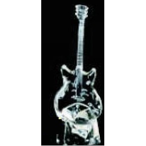 Crystal Electric Guitar Music Award (2"x2"x7")