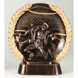 High Relief Wrestling Award - 7 1/2"