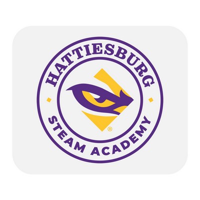 8"X9.5" Hard Surface Full Color Mouse Pad 1/16" Thick Rubber Base