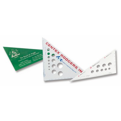 6" 45/90 Degree Aluminum Drafting Triangle