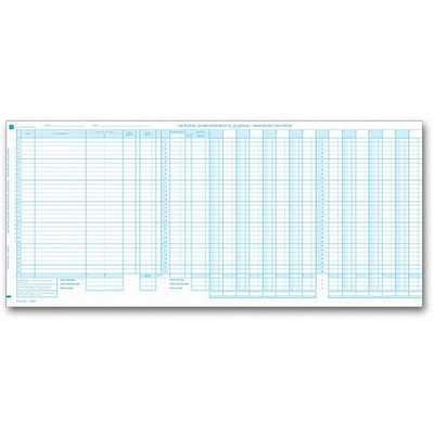 One-Write® General Disbursement Journal Sheets