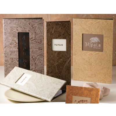 Paisley 4 Panel 4 View Menu Cover (4 1/2"x11" Insert)