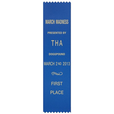 Custom Printed Pinked Top Ribbon (2½"x10")