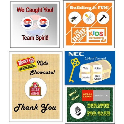 Full Custom Scratcher Cards - Color (2.00"x3.50")