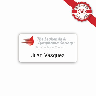 Laminated Name Badge (1.5"x3") Rectangle - No personalization included