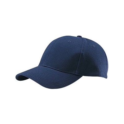 Structured Heavy Brushed Cotton Twill Cap w/ Brass Buckle