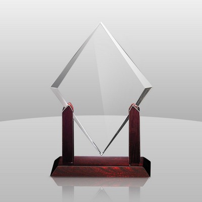 Clear Elegant Diamond Award (12"x9"x3")