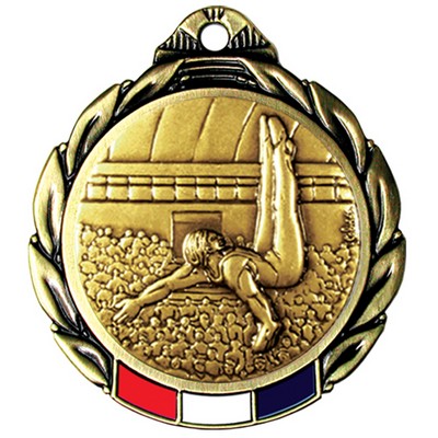 Stock RWB Regency Medal (Gymnastics Male) 2 3/4"