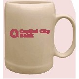 20 Oz. White Chinese Tankard Mug/ Stein