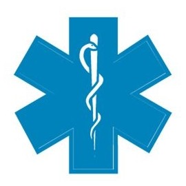 Caduceus Cross Executive Magnet w/ Full Magnetic Back (10 Square Inch)