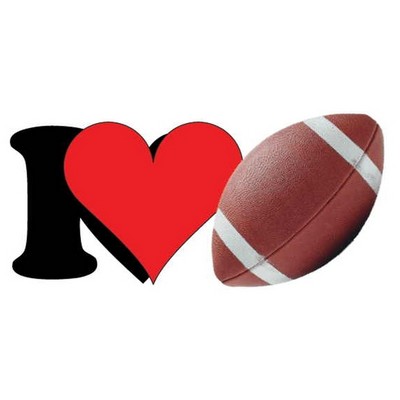 I Love Football Maxi Magnet (4 Square Inch)
