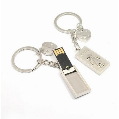 Metal Flip Mini USB Flash Drive