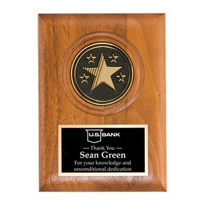 Large Star Medallion Plaque (9" x 12")