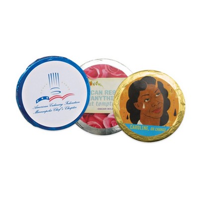 0.56 Oz. Round Photo Chocolate Bar