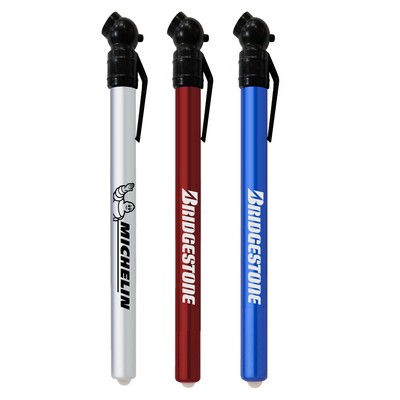 Union Printed - Aluminum Tire Pressure Gauge with Pocket Clip - One Color Print