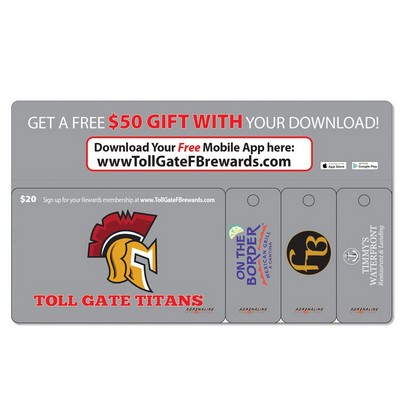 Key Tag 3 Up and 1 Card Combo