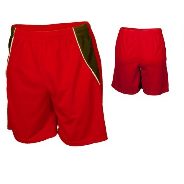 Youth Cool Mesh Short w/ Contrasting Front Panel & Piping (7" Inseam)
