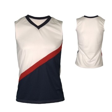 Youth Cool Mesh Multi Sport Jersey Shirt w/ 2 Color Front Contrast Panel