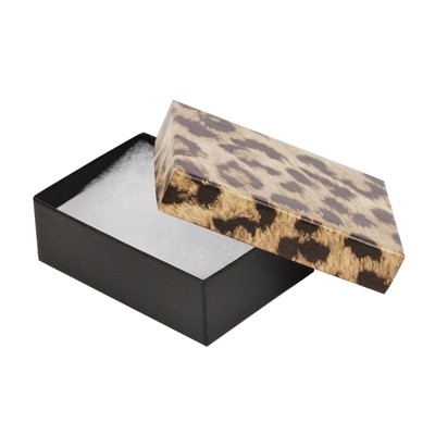 Leopard Animal Print Jewelry Box (3" x 2 1/8" x 1")