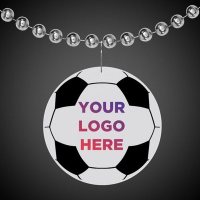 2 1/2" Soccer Plastic Medallion(Pad Printed)