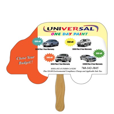 Truck Hand Fan Full Color (1 Side)