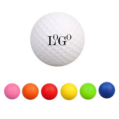 PU Foam Golf Ball Stress Relivers 2.5"