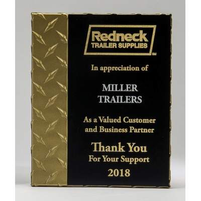 Diamond Plate Accent Plaque (8"x10")