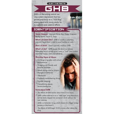 GHB Just the Facts Rack Card (4" x 9")