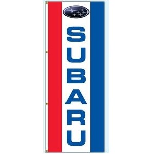 Double Faced Free Flying Drape Flags (Center Panel - Subaru®) (3' x 8')