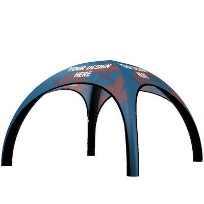 AirDome Inflatable Tent 13'x13' w/ Full Color Dye Sublimated Top