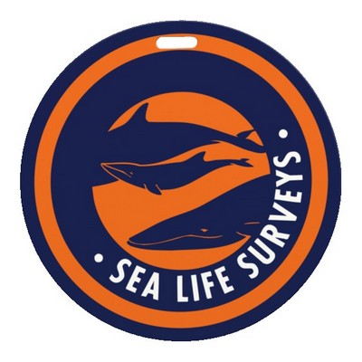 4" DIA Plastic Identification Badge