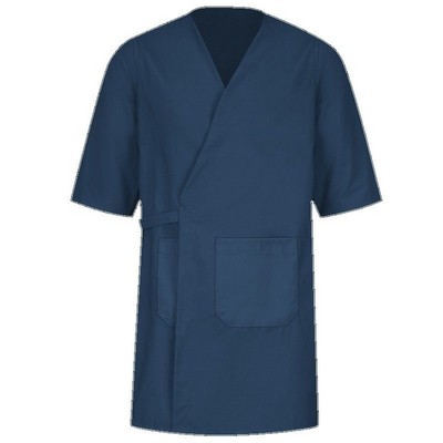Red Kap™ Collarless Butcher Wrap - Navy Blue