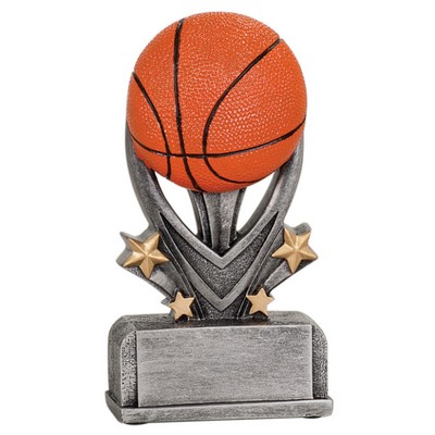 Varsity Sport Resin Basketball Award - 5 1/2"