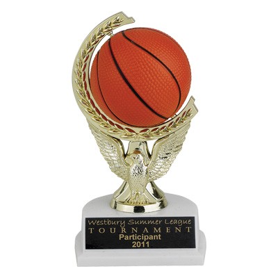 7" Basketball Spinner Trophy