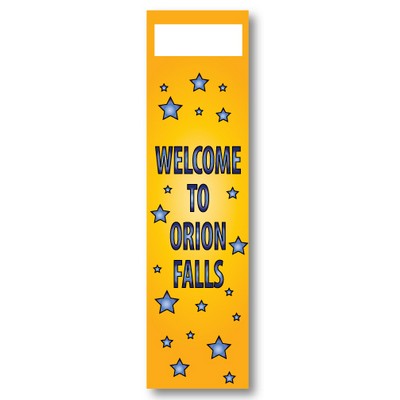 1-5/8"X6" Custom Full Color Satin Lapel Ribbon