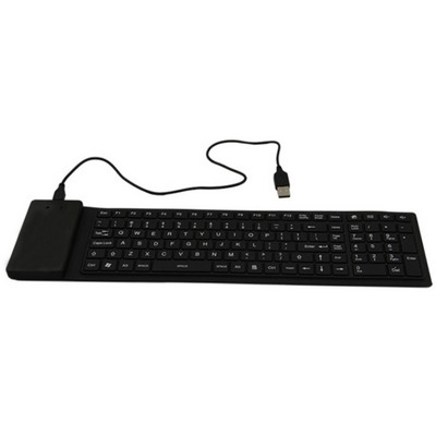 109 Keys Portable USB Silicone Keyboard