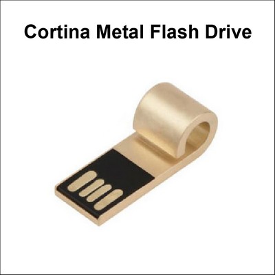 Cortina Mini Metal Flash Drive - 1GB Memory