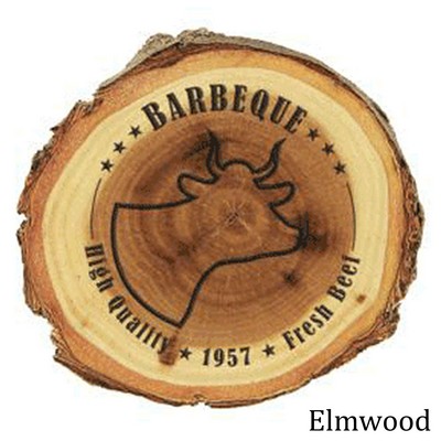 3" Old West Log Magnet, Elmwood