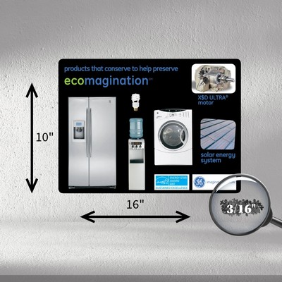 Fabric Counter Mat w/ Heavy-Duty Backing (10"x16"x3/16") DELUXE