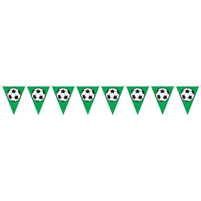 Soccer Ball Pennant Banner