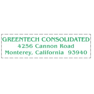 Xstamper® N13 Stamp - 9/16" x 2" Impression