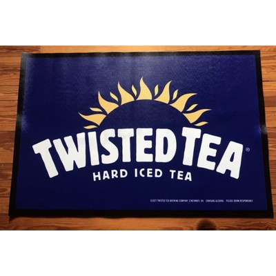 High Resolution POP Rubber Messenger Display Mat - 4' X 4'