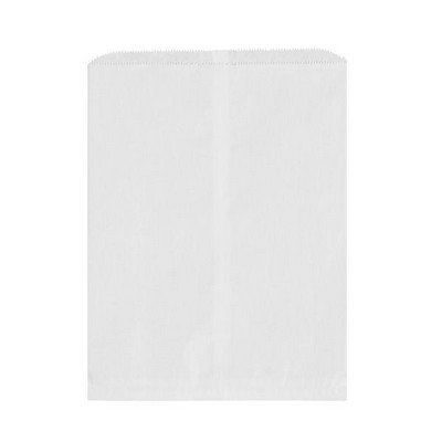 White Kraft Paper Merchandise Bag (12"x15")