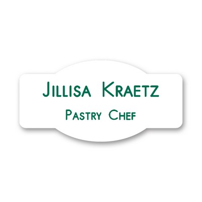 Deluxe Plastic Name Badge 1-5 sq. in.