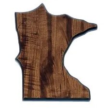 Minnesota State Shaped Plaque (7"x9")