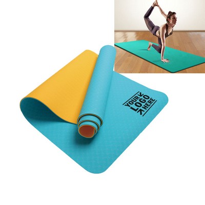 Two Tone Yoga Fitness Mat