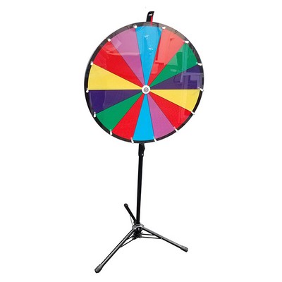 SpinTime Prize Wheel 24"L x 24" x 60"H